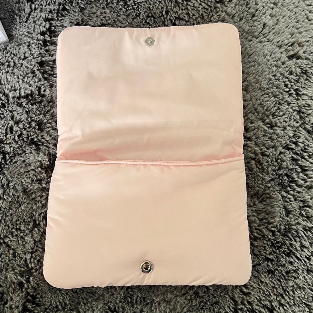 Dior Blush Pink Clutch with Silver Logo - Picture 3 of 10